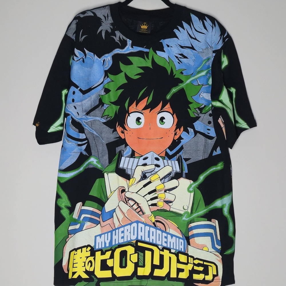 My Hero Academia Anime AOP All Over Print Size XL Modern Short Sleeve T-Shirt